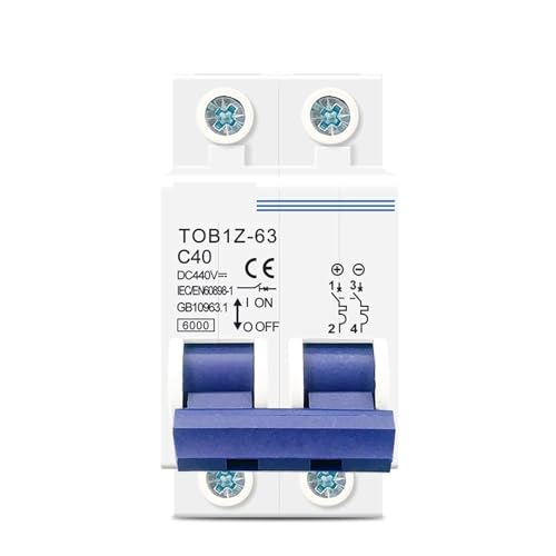 2P DC 6KA 440V Leistungsschalter 3A 6A 10A 16A 20A 25A 32A 40A 50A 63A 1Stk(25A) von OOOVAVNE