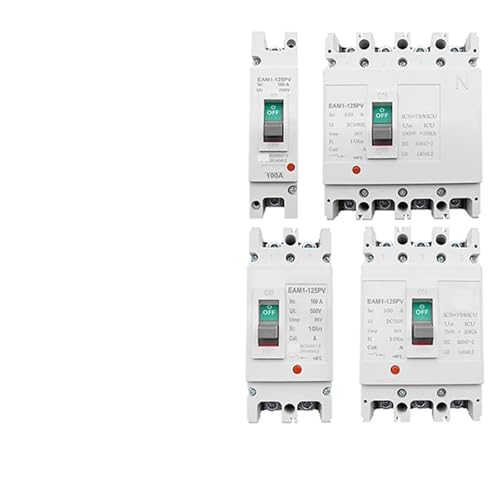 DC 1000V 500V Leistungsschalter 2P 3 4 Pole 48V 72V 96V 200V 250V Spannung 100A 160A 200A 250A 400A 630A PV Solarschutz 1 Stück(1P DC250V,200A) von OOOVAVNE