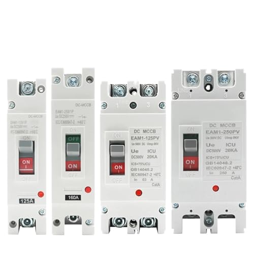 DC 250V 500V DC Solar Kompakt-leistungsschalter Überlast Schutz Schalter Protector 100A 125A 1 stücke(2P,160A) von OOOVAVNE