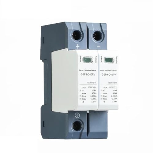GSP9 2P Solar-PV-Niederspannungsschiene DC 600 V 1000 V 20 KA-40 KA 1 Stück(2P 1000VDC) von OOOVAVNE