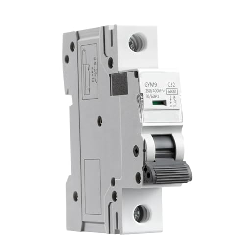 GYM9 1P MCB Din-Schiene 220V 400V Leistungsschalter 6A-63A AC Typ 6KA Schaltleistung EIN/AUS Schalter 1St(6A) von OOOVAVNE