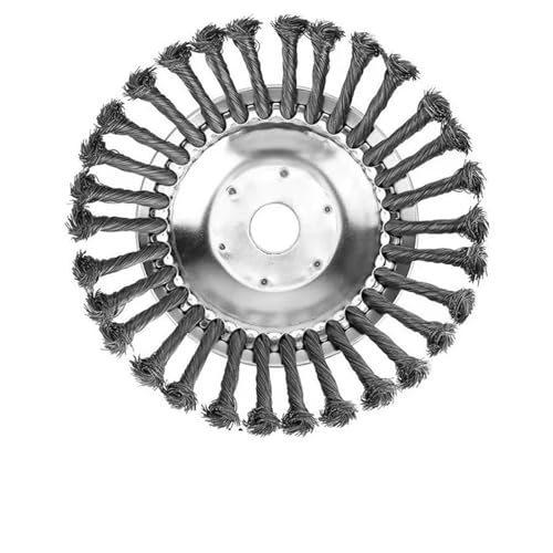 OOOVAVNE 6/8 Zoll Universal Gras Trimmer Kopf Rasenmäher Stahldraht Rad Pinsel Disc Garten Trimmer Köpfe 1Pcs(8 INCH) von OOOVAVNE