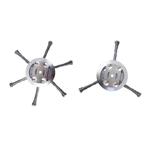 OOOVAVNE 6 Zoll Trimmerkopf Rasentrimmer Stahldraht Radmäher Unkrautbürste Cutter 1Pcs OOOVAVNE 6 Zoll Trimmerkopf Rasentrimmer Stahldraht Radmäher Unkrautbürste Cutter 1Pcs von OOOVAVNE