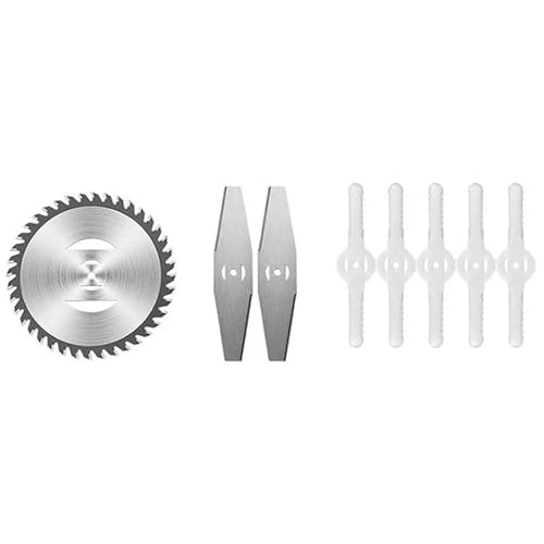 OOOVAVNE Metallklinge Kunststoffabdeckung Sicherungsmutter Unterlegscheibe Set Gras Schallwand Ersatz 1 Stücke(Style D) von OOOVAVNE