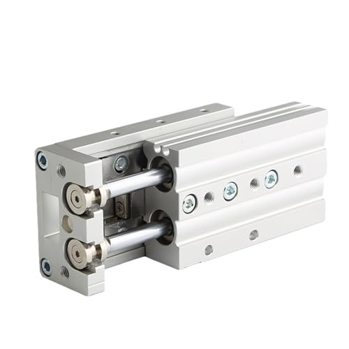 Rutsche Zylinder Mit Führungsschiene HLS6 HLS12 HLS16 HLS8-10 25 30 40 50 75 100 125 150 1Pcs(HLS16,50S) von OOOVAVNE