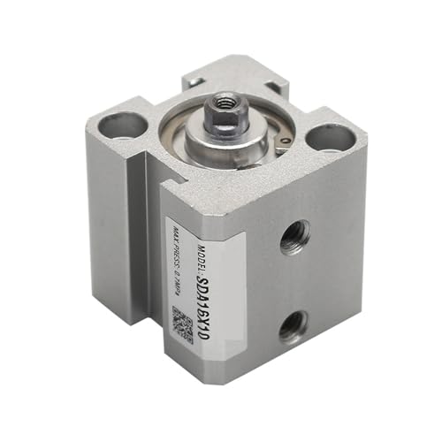 SDA Doppeltwirkend Kompaktzylinder SDA12 16 Bohrung 12 16mm Hub 5-50mm Innen-/Außengewinde 1Stk(SDA12X5,-SB) von OOOVAVNE