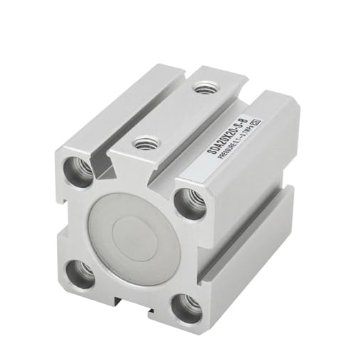 SDA50x25-B Luftpneumatikzylinder Doppeltwirkend Kompaktzylinder SDA50 Hub 5-100 Mm 1St(SDA50X85-B,Nill) von OOOVAVNE