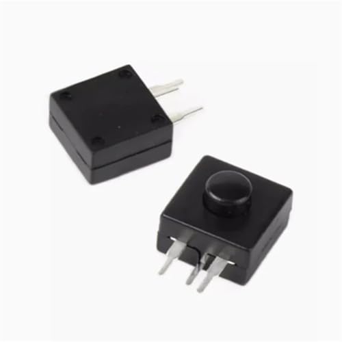 Taschenlampen-Scheinwerfer 213WD 12x12mm DC 30V 1A 3PIN Druckschalter EIN-AUS-EIN 1St von OOOVAVNE