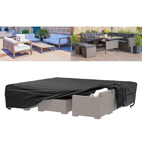 OOOXZO Tisch Abdeckung Outdoor 120x65x60cm/LxWxH Schutzhülle für Garten,Multi Größe Schwarz Gartenmöbel-Abdeckung,Winterfest,Winddicht,Anti-UV,Schutzhülle für Garten-Tische und Möbel-Gruppen OOOXZO Tisch Abdeckung Outdoor 120x65x60cm/LxWxH Schutzhülle für Garten,Multi Größe Schwarz Gartenmöbel-Abdeckung,Winterfest,Winddicht,Anti-UV,Schutzhülle für Garten-Tische und Möbel-Gruppen von OOOXZO