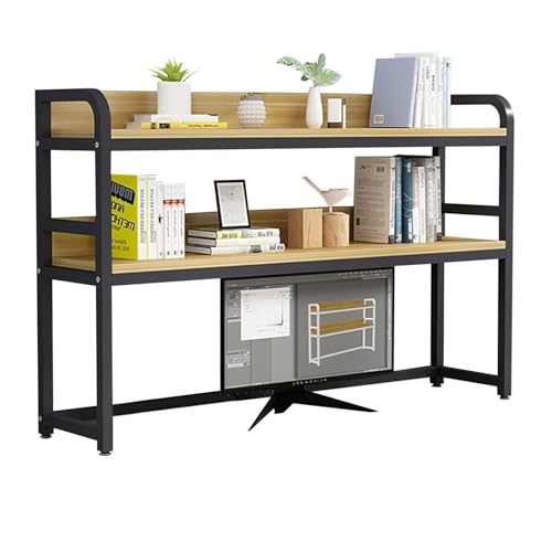 2-stöckiges Desktop-Bücherregal Tischregale - Schreibtisch-Computer-Schreibtisch-Bücherregal, Aufbewahrungsregal Für Schreibtischbücher, Offenes Bücherregal Für Büros Und Wohnheime(C,115X24X90CM) 2-stöckiges Desktop-Bücherregal Tischregale - Schreibtisch-Computer-Schreibtisch-Bücherregal, Aufbewahrungsregal Für Schreibtischbücher, Offenes Bücherregal Für Büros Und Wohnheime(C,115X24X90CM) von OOPDNEGAK