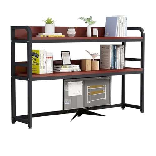2-stöckiges Desktop-Bücherregal Tischregale - Schreibtisch-Computer-Schreibtisch-Bücherregal, Aufbewahrungsregal Für Schreibtischbücher, Offenes Bücherregal Für Büros Und Wohnheime(B,115X24X90CM) 2-stöckiges Desktop-Bücherregal Tischregale - Schreibtisch-Computer-Schreibtisch-Bücherregal, Aufbewahrungsregal Für Schreibtischbücher, Offenes Bücherregal Für Büros Und Wohnheime(B,115X24X90CM) von OOPDNEGAK