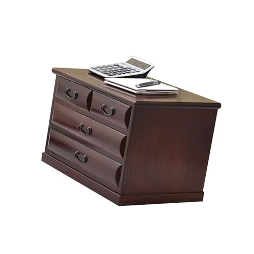 Aufbewahrungsbox for Den Schreibtisch-Organizer– Schreibtisch-Aktenschrank, Flacher Aktenschrank, Aktenschrank Aus Holz/Schreibtisch Aufbewahrungsschrank(B,38 * 27 * 26CM) von OOPDNEGAK