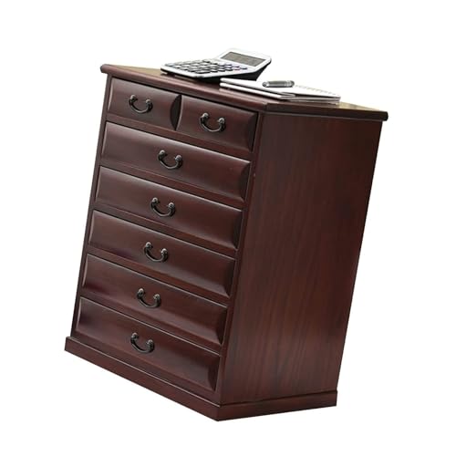 Aufbewahrungsbox for Den Schreibtisch-Organizer– Schreibtisch-Aktenschrank, Flacher Aktenschrank, Aktenschrank Aus Holz/Schreibtisch Aufbewahrungsschrank(B,38 * 27 * 47CM) von OOPDNEGAK