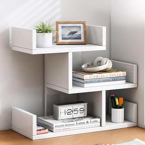 Kleines Schreibtisch-Bücherregal - Mehrzweck-Präsentationsständer Für Die Arbeitsplatte, Schreibtischregale, Freistehende Aufbewahrung Von Haushalts- Und Bürobedarf, Schreibtisch-Organizer Für Büro, K Kleines Schreibtisch-Bücherregal - Mehrzweck-Präsentationsständer Für Die Arbeitsplatte, Schreibtischregale, Freistehende Aufbewahrung Von Haushalts- Und Bürobedarf, Schreibtisch-Organizer Für Büro, K von OOPDNEGAK