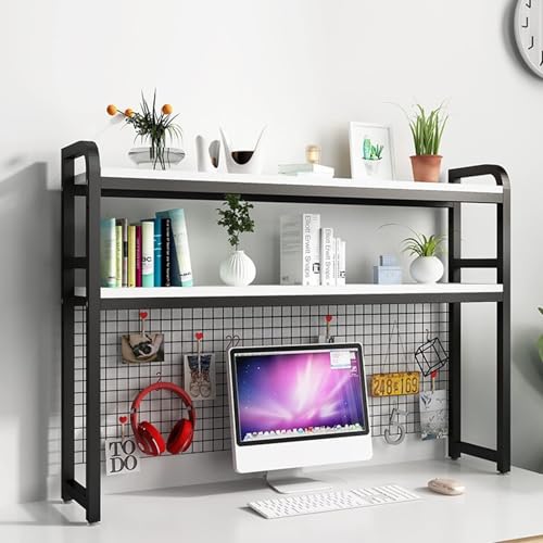 Mehrzweck-Bücherregal Für Die Arbeitsplatte - 2-stufiges Desk Organizer, Computer-Schreibtisch-Bücherregal, Mit Gitter-Aufbewahrungsständer, Schreibtisch-Bücherregale Für Das Home-Office(E,75X25X98CM) Mehrzweck-Bücherregal Für Die Arbeitsplatte - 2-stufiges Desk Organizer, Computer-Schreibtisch-Bücherregal, Mit Gitter-Aufbewahrungsständer, Schreibtisch-Bücherregale Für Das Home-Office(E,75X25X98CM) von OOPDNEGAK