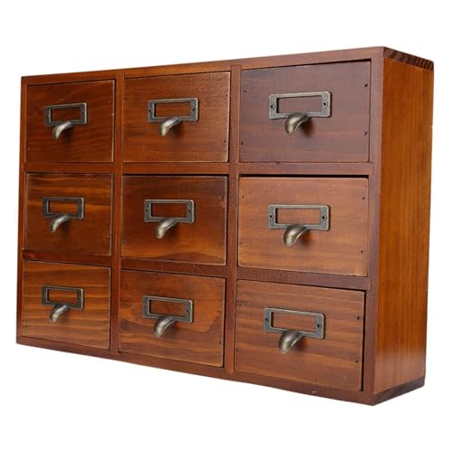 OOPDNEGAK Schubladenbox Holz Aufbewahrungsbox - Büro-Datei-Organizer, Schreibtischschublade, Schreibtisch-Dateischrank, Vintage-Schreibtisch-Aufbewahrungsbox Mit Mehrschichtiger Schublade Aus Holz OOPDNEGAK Schubladenbox Holz Aufbewahrungsbox - Büro-Datei-Organizer, Schreibtischschublade, Schreibtisch-Dateischrank, Vintage-Schreibtisch-Aufbewahrungsbox Mit Mehrschichtiger Schublade Aus Holz von OOPDNEGAK