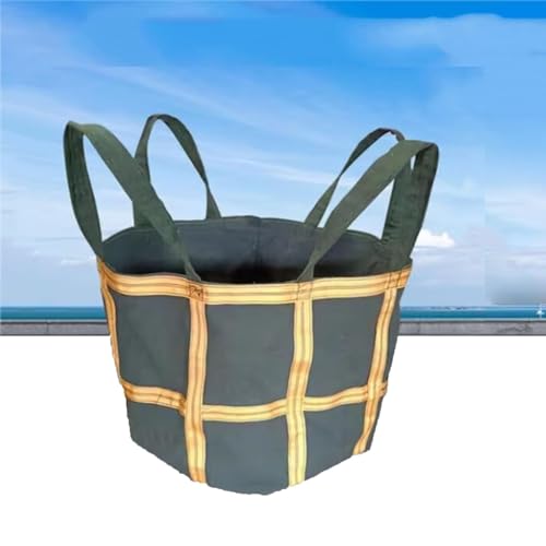 OOPDNEGAK Weiches Canvas-Tablett - Hängendes Hebenetz, Hebesack Aus Nylon, Tragkraft 0,5–2 Tonnen, Reißfester, Robuster Tragesack Für Die Docksicherheit(50X50X50CM) von OOPDNEGAK