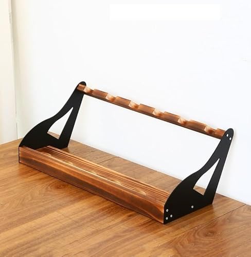 OOPDNEGAK Weinflaschenhalter, Stützregale Aus Metall Und Holz, Tischhalter for Küche/Bar, Arbeitsplatte Und Freistehender Weinaufbewahrungs-Organizer(39.5 * 26 * 20CM) von OOPDNEGAK