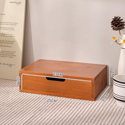 Schubladenbox Aktenschrank Aus Holz for Den Schreibtisch, Mehrschichtige Organizer-Aufbewahrungsbox Mit Schubladen for Bürobedarf/Zubehör(25 * 17 * 7cm) von OOPDNEGAK