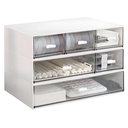 Schubladenbox Aktenschrank Aus Kunststoff, Stapelbarer Schubladen-Organizer Für Den Schreibtisch, Formatierte Aufbewahrungsbox-Schublade Für Die Sammlung Kleiner Gegenstände/Kosmetikbüro-Organisation( Schubladenbox Aktenschrank Aus Kunststoff, Stapelbarer Schubladen-Organizer Für Den Schreibtisch, Formatierte Aufbewahrungsbox-Schublade Für Die Sammlung Kleiner Gegenstände/Kosmetikbüro-Organisation( von OOPDNEGAK
