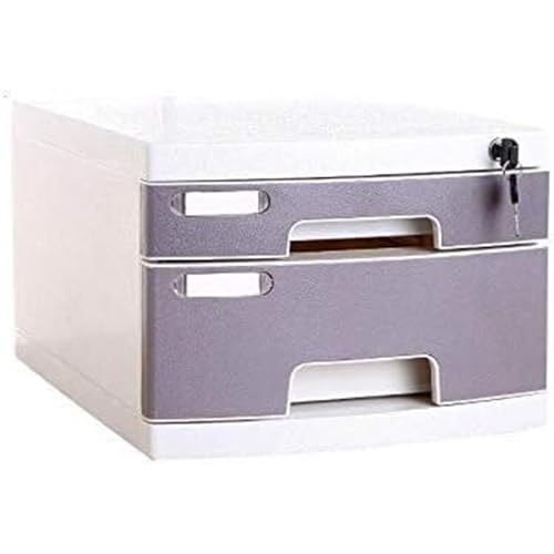 Schubladenbox Aktenschrank Aus Kunststoff for Den Schreibtisch – Akten-Organizer for Bürobedarf, Aufbewahrungsbox Mit Mehreren Schubladen Und Schloss, 2/3/4 Schichten for A4/Quittungen/Kosmetik(29.5*3 Schubladenbox Aktenschrank Aus Kunststoff for Den Schreibtisch – Akten-Organizer for Bürobedarf, Aufbewahrungsbox Mit Mehreren Schubladen Und Schloss, 2/3/4 Schichten for A4/Quittungen/Kosmetik(29.5*3 von OOPDNEGAK