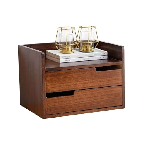 Schubladenbox Schreibtisch-Aufbewahrungsbox Mit Schubladen - Aktenorganisatoren Aus Massivholz, Bücherregal Für Computertische, Kleines Mehrzweck-Bücherregal Aus Holz, Schreibtischzubehör Für Bürobeda von OOPDNEGAK