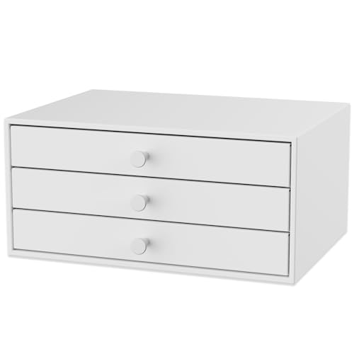 Schubladenbox Schreibtischschränke Aus Metall – Organizer for Tischzubehör Mit 3 Schubladen, Mehrschichtige Schubladen-Aufbewahrungsbox for Die Arbeitsplatte Mit Metallgriffen, Halterungstruhe Zur Schubladenbox Schreibtischschränke Aus Metall – Organizer for Tischzubehör Mit 3 Schubladen, Mehrschichtige Schubladen-Aufbewahrungsbox for Die Arbeitsplatte Mit Metallgriffen, Halterungstruhe Zur von OOPDNEGAK