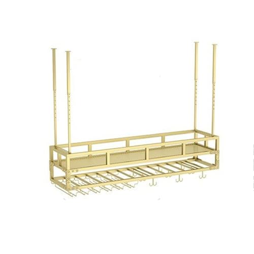 Weinregal Mit Aufhängung Der Stufe 2 – Verlängerungshalter, Schwebendes Metallregal, Skalierbarer Ausstellungsständer In Mehreren Größen, Aufbewahrung For Küche/Esszimmer/Zuhause/Bar(60*30*27cm) von OOPDNEGAK