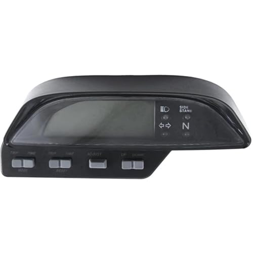 Für XR250 Motorrad Digitaler Tachometer Kilometerzähler Schwarz Zubehör Für XR250 Motorrad Digitaler Tachometer Kilometerzähler Schwarz Zubehör von OOPUHKSY