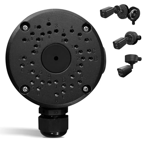 Neue Upgrade-Sicherheitskamera-Anschlussdose, universelle IP-Kamera-Halterung, für den Außenbereich, Metall, Aluminium, wasserdicht, Sicherheitskamera-Halterung, Blink-Kamera-Halterung von OOSSXX