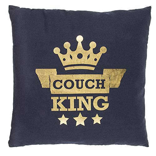 Kissen, Couch King, mit 2 Utensilienfächern & Reissverschluss, ca. 43 x 43 cm von Out of the blue