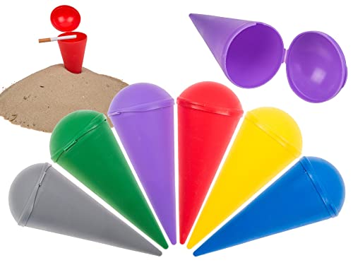 Strandaschenbecher Urlaub Garten Strand Sonne See Aschenbecher 6 Farben 6er Set von ootb