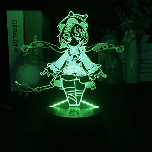 3D Anime Lampe Genshin Impact Games Night Light Illusion Lampe mit Touch Control und Fernbedienung 16 Farben und 8 Modi Spieldekorationslight Atmosphäre Spiel Lichter Nachtlampen Kinder Geschenk,E4 3D Anime Lampe Genshin Impact Games Night Light Illusion Lampe mit Touch Control und Fernbedienung 16 Farben und 8 Modi Spieldekorationslight Atmosphäre Spiel Lichter Nachtlampen Kinder Geschenk,E4 von OOWOKS