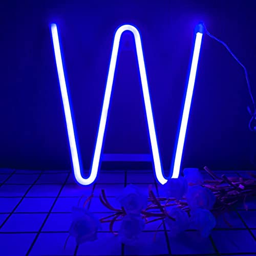 OOWOKS Neonschild mit Buchstaben, Neonschilder für Schlafzimmer, USB- oder Batterie-Neonlicht für Wand, LED-Neonlicht als Neon-Wandschilder für Mädchen, Buchstaben, Kinderzimmer, Wohnzimmer von OOWOKS