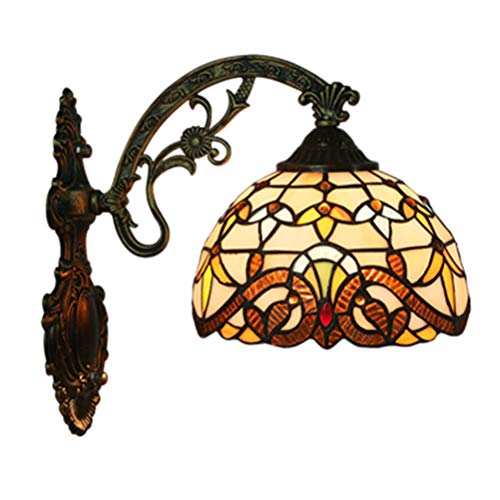 Wohnzimmer Wandlampen Tiffany Lamp Vintage Mini Wandbeleuchtung Arbeitszimmer Eingang Balkon Leselampe am Bett Wandleuchte Warmweiß Helligkeit Innenbeleuchtung Schlafzimmerlampe Flurlampe Retrolampe Wohnzimmer Wandlampen Tiffany Lamp Vintage Mini Wandbeleuchtung Arbeitszimmer Eingang Balkon Leselampe am Bett Wandleuchte Warmweiß Helligkeit Innenbeleuchtung Schlafzimmerlampe Flurlampe Retrolampe von OOWOKS