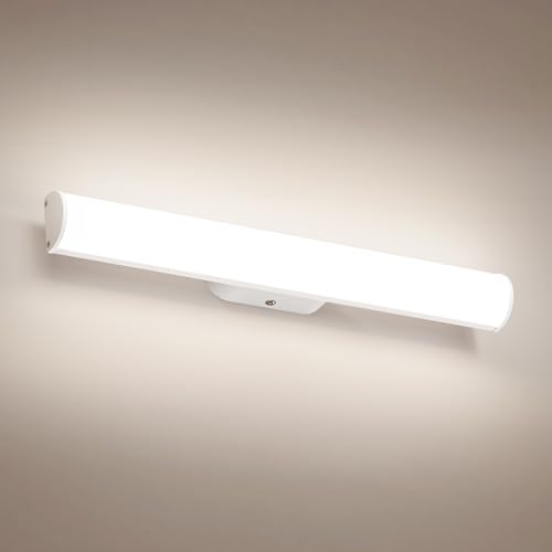 OOWOLF 31.5cm 12W Spiegelleuchte Bad - 4000K Led Badlampe Wand über IP44 Spiegel für Schminktisch Schrank (Weiß, 31.5cm) OOWOLF 31.5cm 12W Spiegelleuchte Bad - 4000K Led Badlampe Wand über IP44 Spiegel für Schminktisch Schrank (Weiß, 31.5cm) von OOWOLF