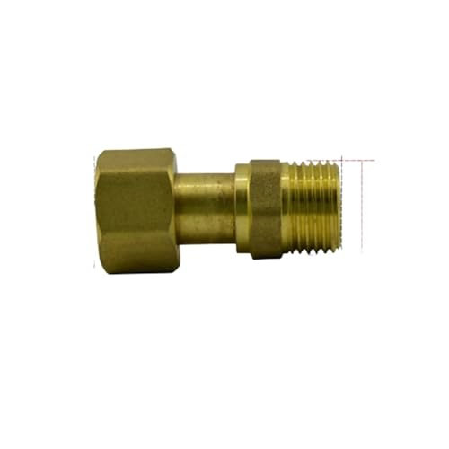 1/2" Female To Male Brass Union Pipe Fitting Water Gas Oil For Water Meter von OOYIALET