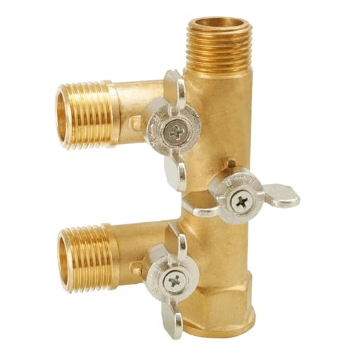 1/2" Male 4 Ways Ball Valve Block Splitter HVAC Switch Water Divider Pipe Joint Accessories 1/2" Male 4 Ways Ball Valve Block Splitter HVAC Switch Water Divider Pipe Joint Accessories von OOYIALET