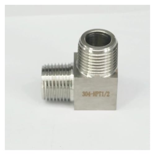 1/2" NPT Male Elbow Pipe Fitting 304 Stainless Steel Water Gas Oil von OOYIALET