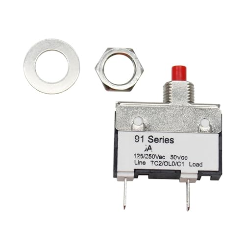 1pc 0.5A Circuit Breaker Switch Manual Reset electronic starter Overload Protection von OOYIALET