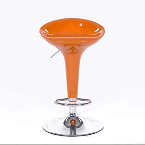 Möbel Schreibtischstuhl Barstuhl ABS-Material Hebe-Barstuhl Drehbarer verchromter Knöchelhochstuhl/Grün (Orange) von OOzie