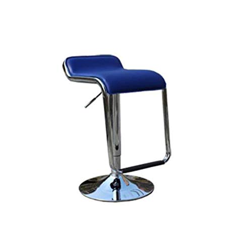 OOzie Möbel Bar Freizeit Aufzug Hoher Hocker Café Rezeptionsstuhl Hoher Barstuhl Verstellbar 60-80 cm Barstühle/Rot/41 cm (Blau 38,5 cm) von OOzie