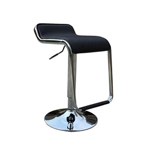 OOzie Möbel Bar Freizeit Aufzug Hoher Hocker Café Rezeptionsstuhl Hoher Barstuhl Verstellbar 60-80 cm Barstühle/Rot/41 cm (Schwarz 41 cm) von OOzie
