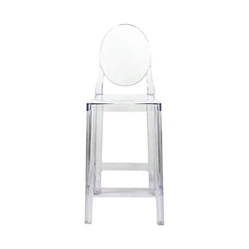 OOzie Möbel Schreibtischstuhl Bar Teeladen Home Café Stuhl Freizeit Hohe Rückenlehne Multifunktionsstuhl Barstühle/Rot/65Cm (Klar 65Cm) von OOzie