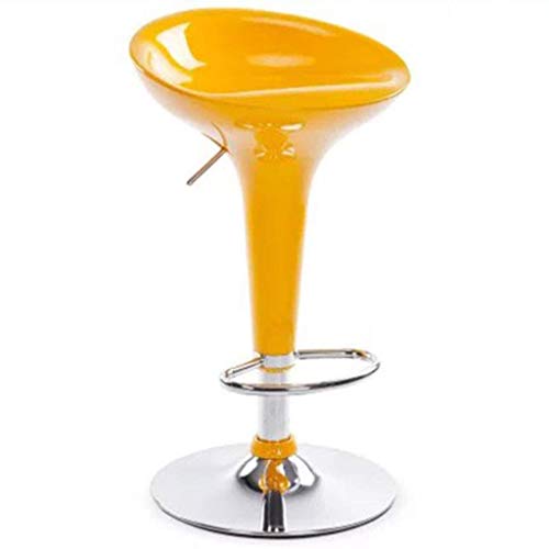 OOzie Möbel Schreibtischstuhl Barstuhl ABS-Material Hebe-Barstuhl Drehbarer verchromter Knöchelhochstuhl/Grün (Gelb) von OOzie