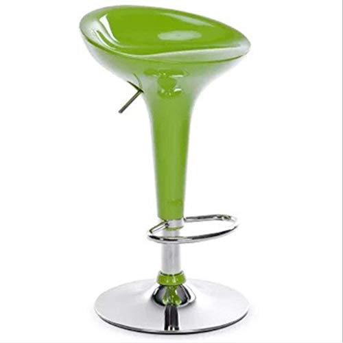 OOzie Möbel Schreibtischstuhl Barstuhl ABS-Material Hebe-Barstuhl Drehbarer verchromter Knöchelhochstuhl/Grün (Grün) von OOzie