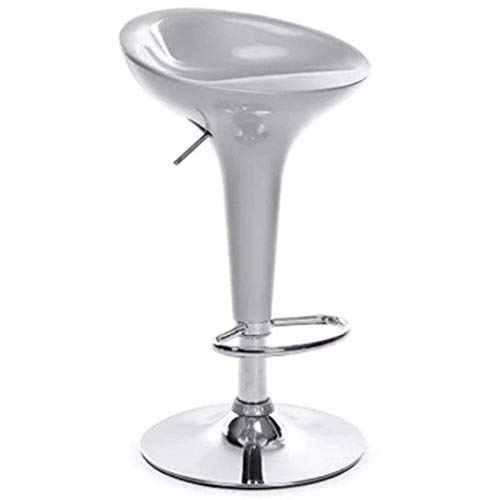 OOzie Möbel Schreibtischstuhl Barstuhl ABS-Material Hebe-Barstuhl Drehbarer verchromter Knöchelhochstuhl/Grün (Weiß) von OOzie