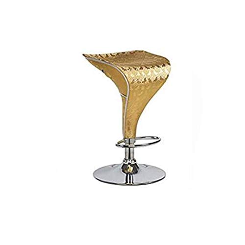 OOzie Möbel Schreibtischstuhl Barstuhl Fußhocker Arbeitshocker Bar Freizeit Hochhocker Fußhocker Metalldrehstuhl/verstellbar/Schwarz (Gelb) von OOzie