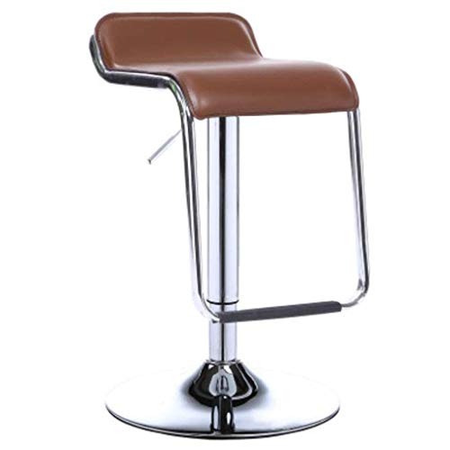 OOzie Möbel Schreibtischstuhl Café Rezeption Mobiler Laden Kortikaler Pedalstangenständer Vorderer Schreibtisch Auf- und Abdrehbarer Stangenständer/Schwarz/38,5 cm (Braun 38,5 cm) von OOzie