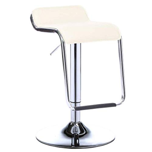 OOzie Möbel Schreibtischstuhl Café Rezeption Mobiler Laden Kortikaler Pedalstangenständer Vorderer Schreibtisch Auf- und Abdrehbarer Stangenständer/Schwarz/38,5 cm (Milchweiß 41 cm) von OOzie